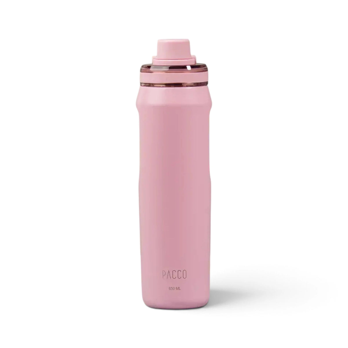 Garrafa Térmica PACCO Vyta 650 ml Sweet Rose, vista frontal com tampa fechada, foto 138 de 204