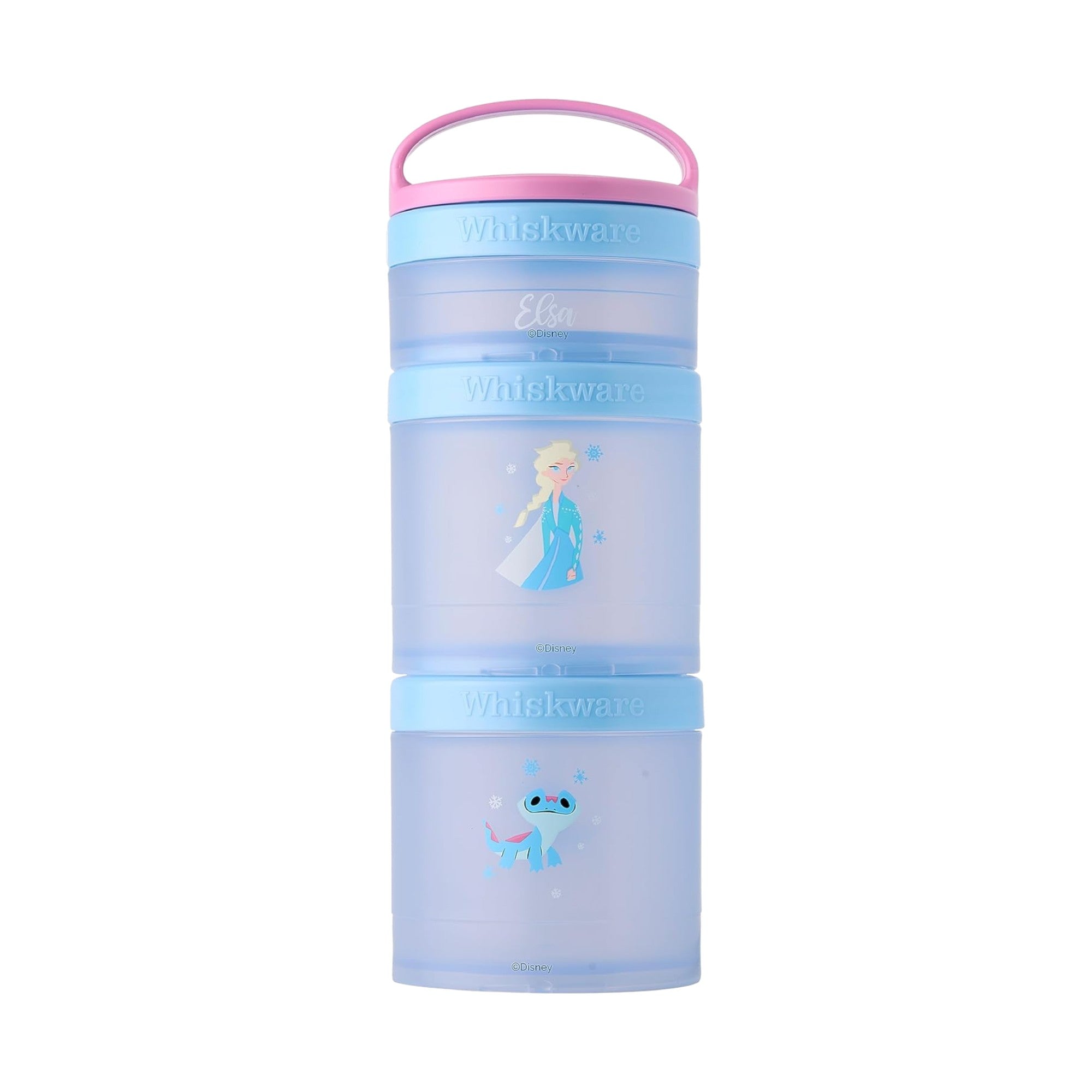 Whiskware Recipientes de lanches com design infantil, ideais para armazenar snacks com praticidade e organização.