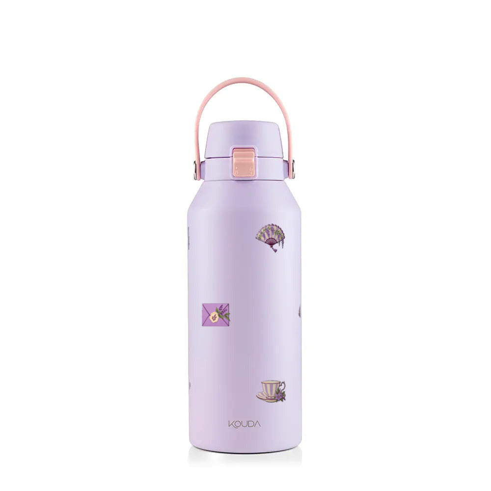 Garrafa Térmica Kouda Vega 1000ml Lavanda Botânica Lavanda