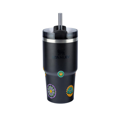 Copo Térmico Stanley Quencher 2.0 591ml Retrô Good Vibes Black