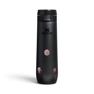 Garrafa Térmica Stanley Flowstate Spring 591ml Corações Black
