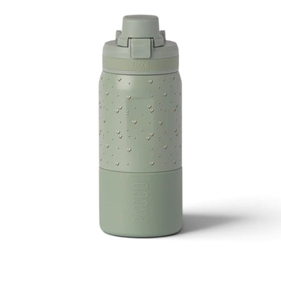 Garrafa Térmica PACCO Nexa 440ml Corações Sálvia Aqua Grey