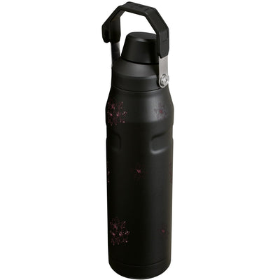 Garrafa Térmica Stanley Aerolight Fast Flow 1,1L Floral Rosa Matte Black