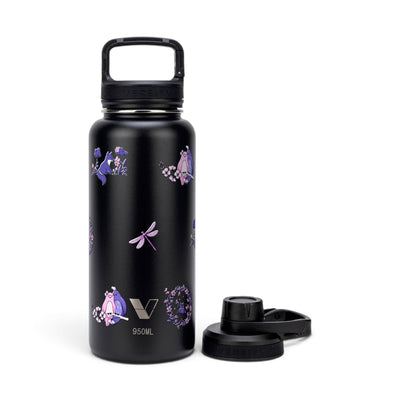 Garrafa Térmica Versity ColdKeeper 950ml Natureza Lilás Preta
