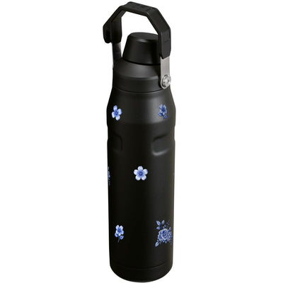 Garrafa Térmica Stanley Aerolight Fast Flow 1,1L Jardim Azul Matte Black