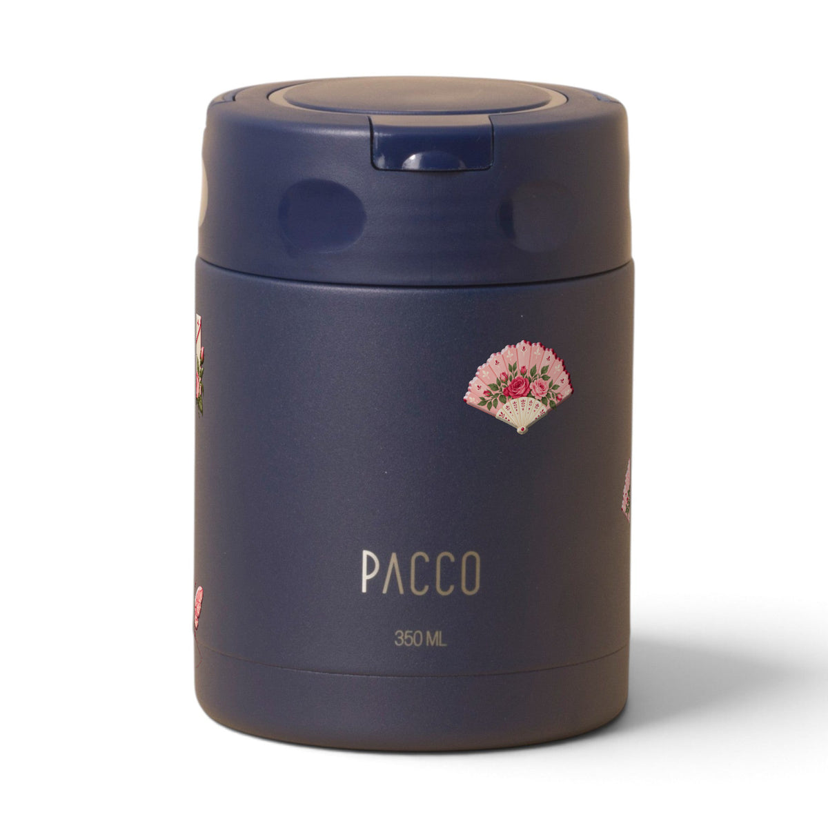 Pote Térmico PACCO FoodJar 350ml Rosé Romântico Marinho