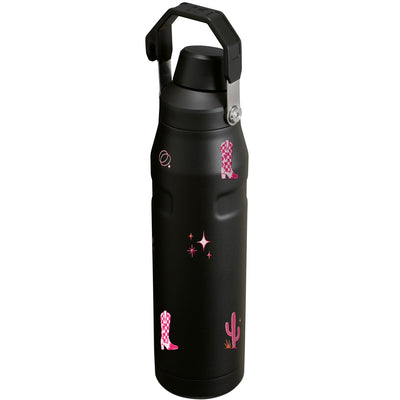 Garrafa Térmica Stanley Aerolight Fast Flow 1,1L Country Rosa Matte Black