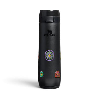 Garrafa Térmica Stanley Flowstate Spring 591ml Retrô Good Vibes Black