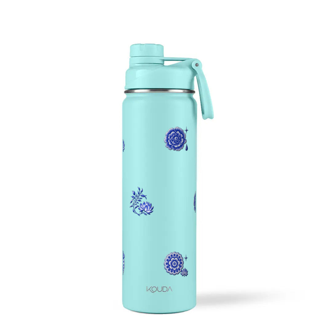Garrafa Térmica Kouda Ladakh 660ml Porcelana de Coalas Turquesa