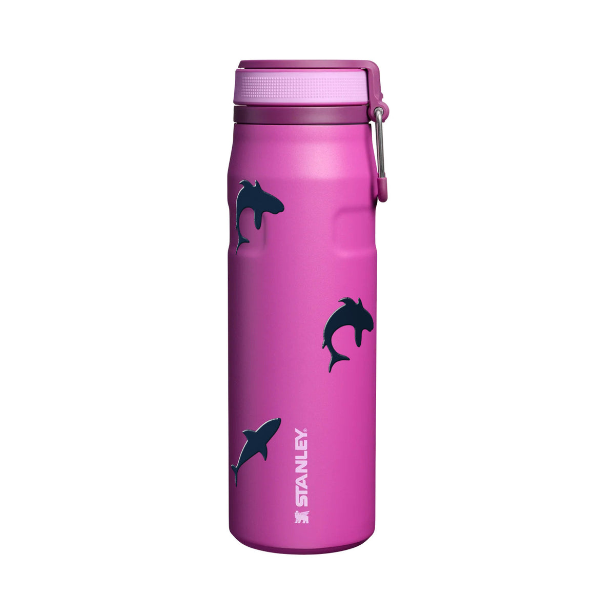 Garrafa Térmica Stanley Twist Flip 710ml Tubarões Dark Blossom