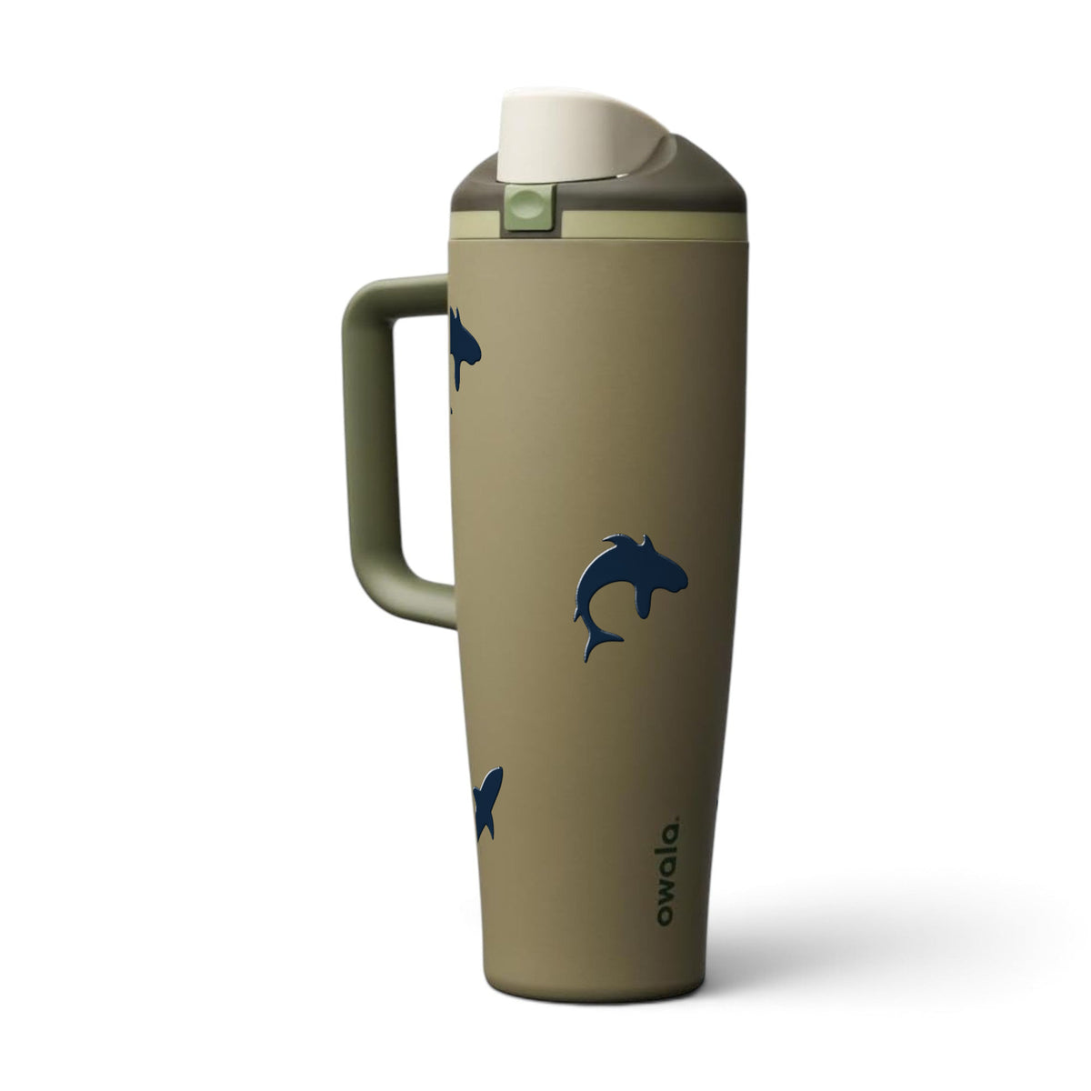 Copo Térmico Owala Tumbler FreeSip 1185ml Tubarões Off Road