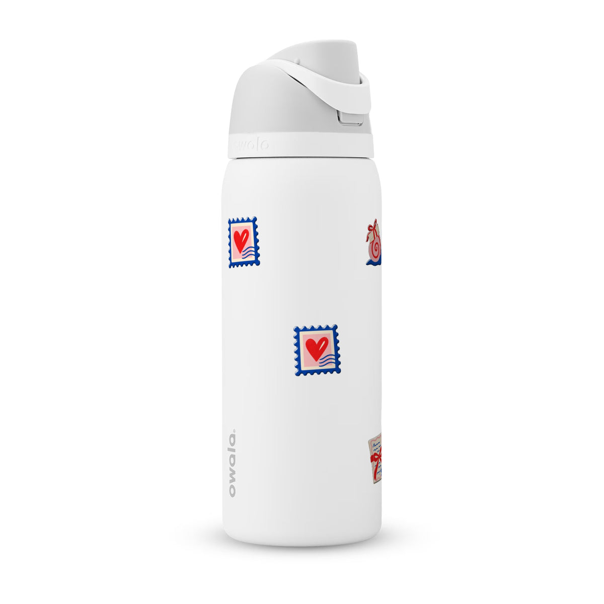 Garrafa Térmica Owala FreeSip 946ml Clube das Cartas White Marshmallow