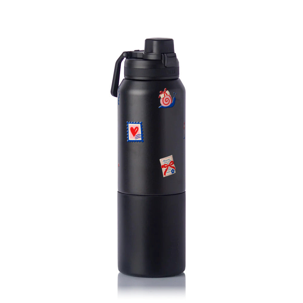 Garrafa Térmica PACCO Nexa 1000ml Clube das Cartas Preto