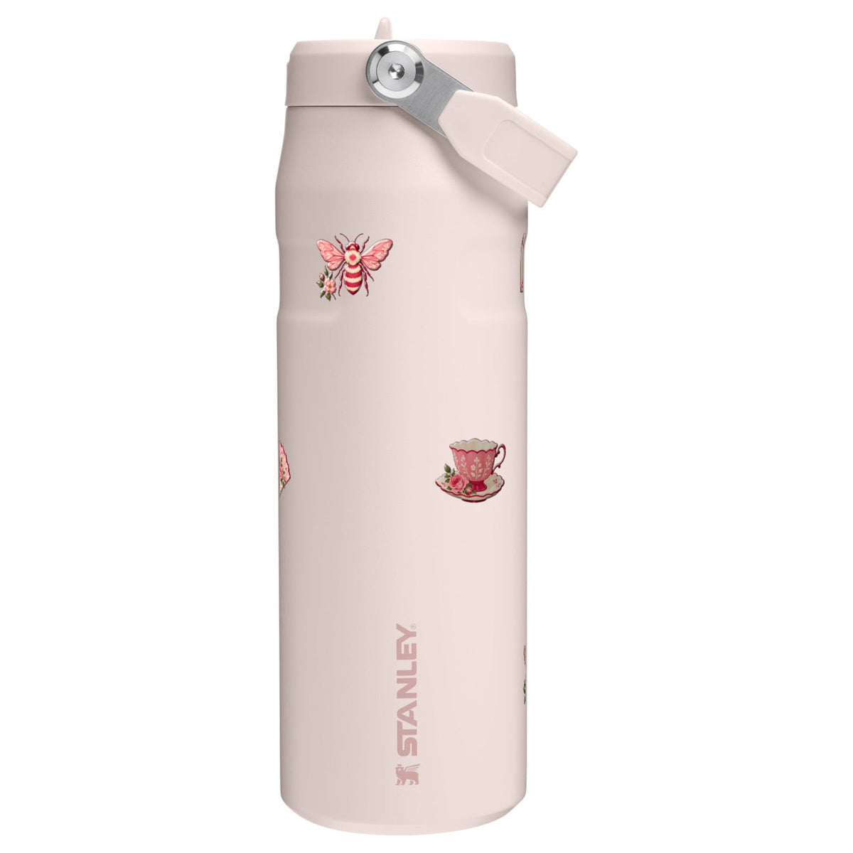 Garrafa Térmica Stanley Aerolight Flip Straw 710ml Rosé Romântico Rose Quartz