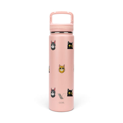 Garrafa Térmica Versity ColdKeeper 650ml Gatos de Óculos Rose