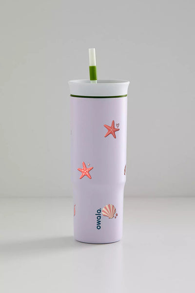 Copo Térmico Owala Tumbler 710ml Ocean Blush Lavanda