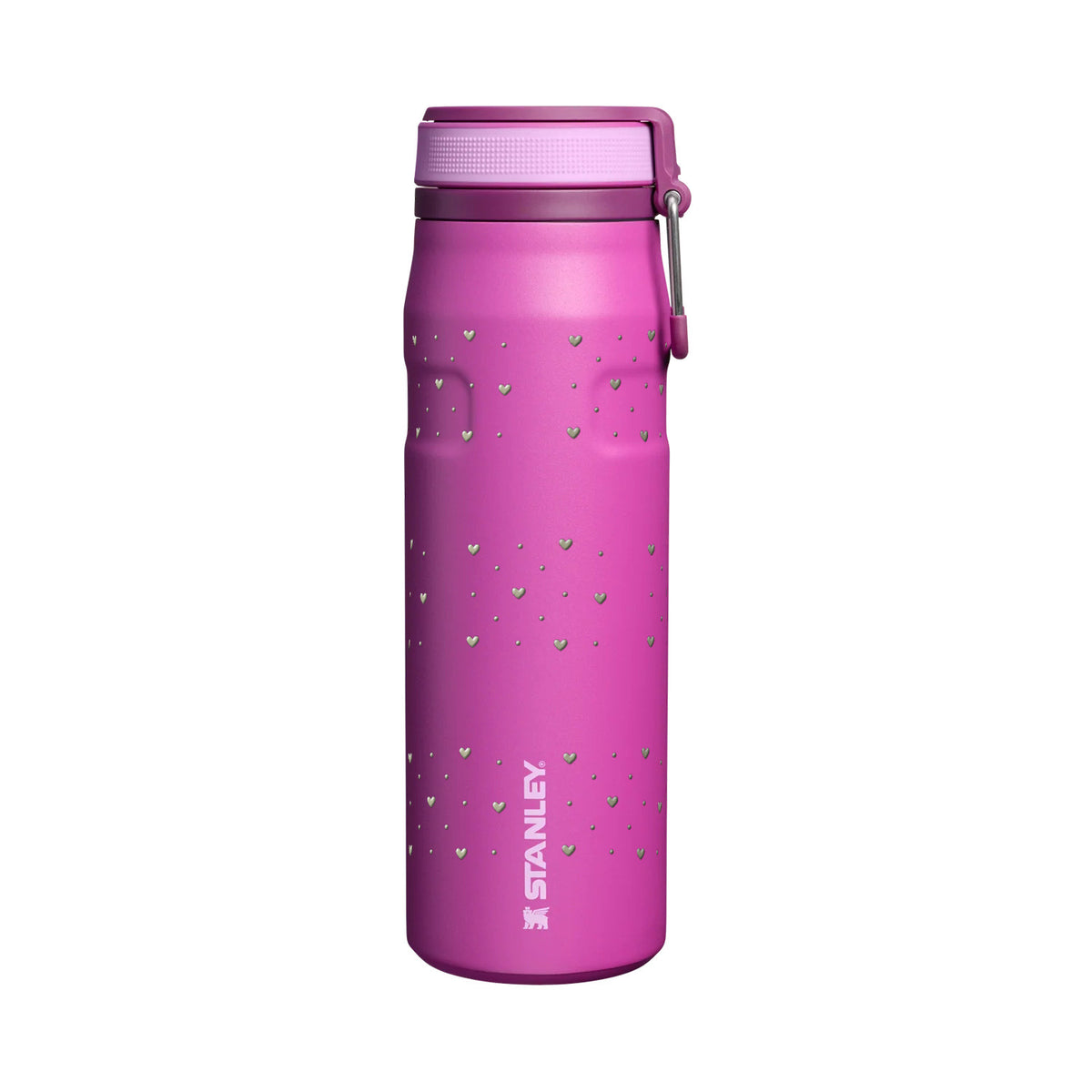 Garrafa Térmica Stanley Twist Flip 710ml Corações Sálvia Dark Blossom