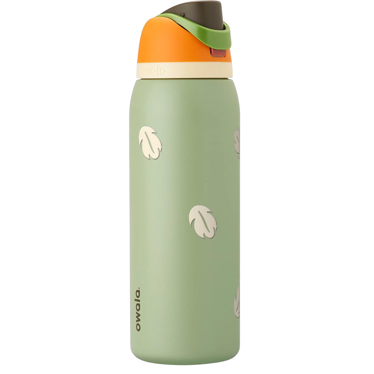 Garrafa Térmica Owala FreeSip 1180ml Folhas Creme Camo Cool