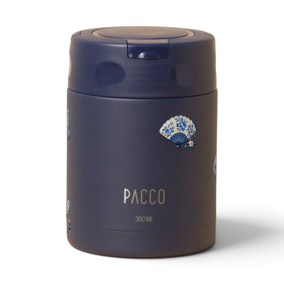 Pote Térmico PACCO FoodJar 350ml Porcelana Azul Marinho