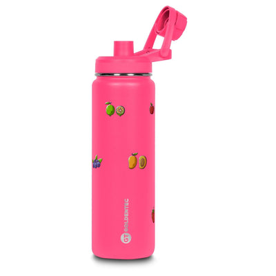 Garrafa Térmica Goldentec 750ml Frutas Rosa Fúcsia