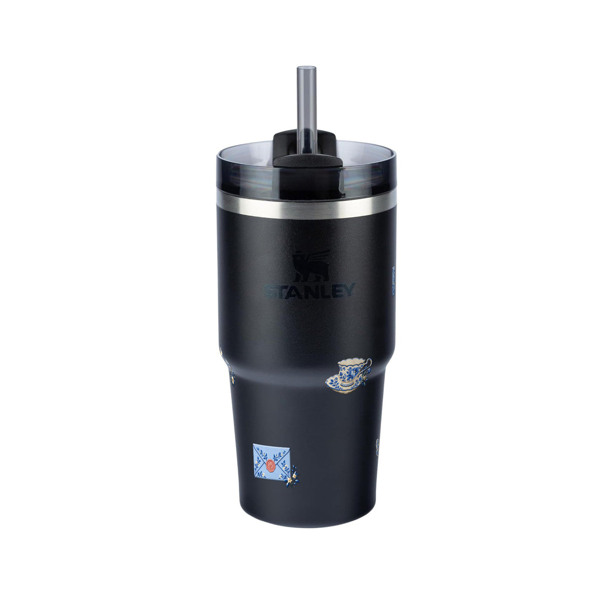Copo Térmico Stanley Quencher 2.0 591ml Porcelana Azul Black