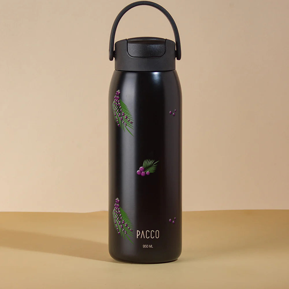 Garrafa Térmica PACCO Easy 950ml Açaí Preto