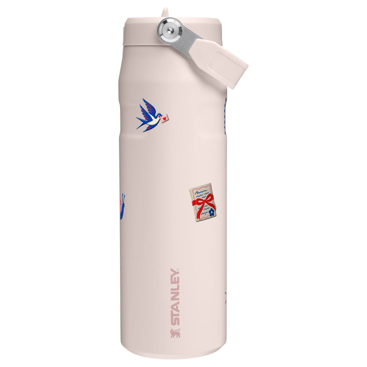 Garrafa Térmica Stanley Aerolight Flip Straw 710ml Clube das Cartas Rose Quartz