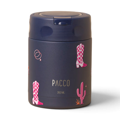 Pote Térmico PACCO FoodJar 350ml Country Rosa Marinho