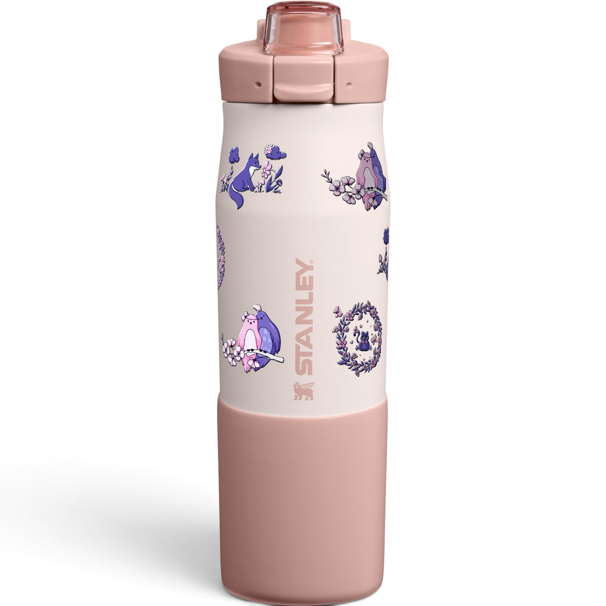 Garrafa Térmica Stanley Vitalize Tempo 710ml Natureza Lilás Rose Quartz
