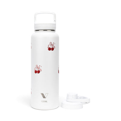 Garrafa Térmica Versity ColdKeeper 1200ml Cereja Pop Branca