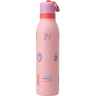 Garrafa Térmica Owala Twist 710ml Selos de Viagem Angel Cake