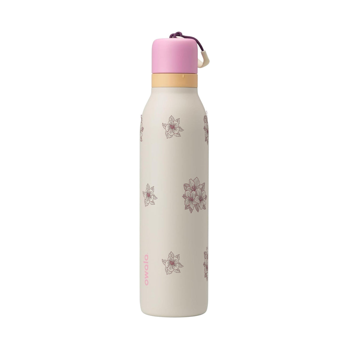 Garrafa Térmica Owala Twist 710ml Floral Rosa Daybreak