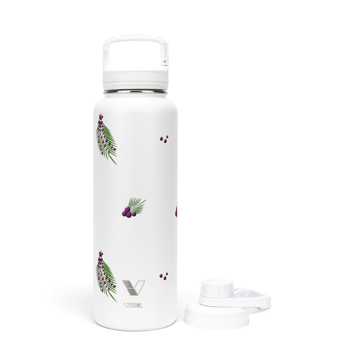 Garrafa Térmica Versity ColdKeeper 1200ml Açaí Branca