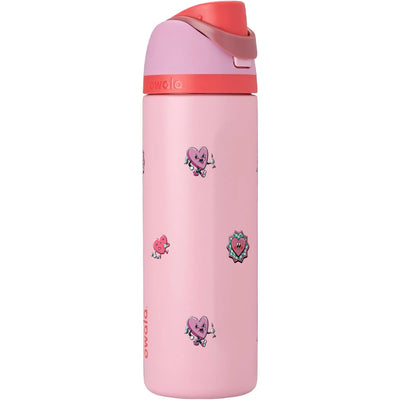 Garrafa Térmica Owala FreeSip 710ml Corações Angel Cake