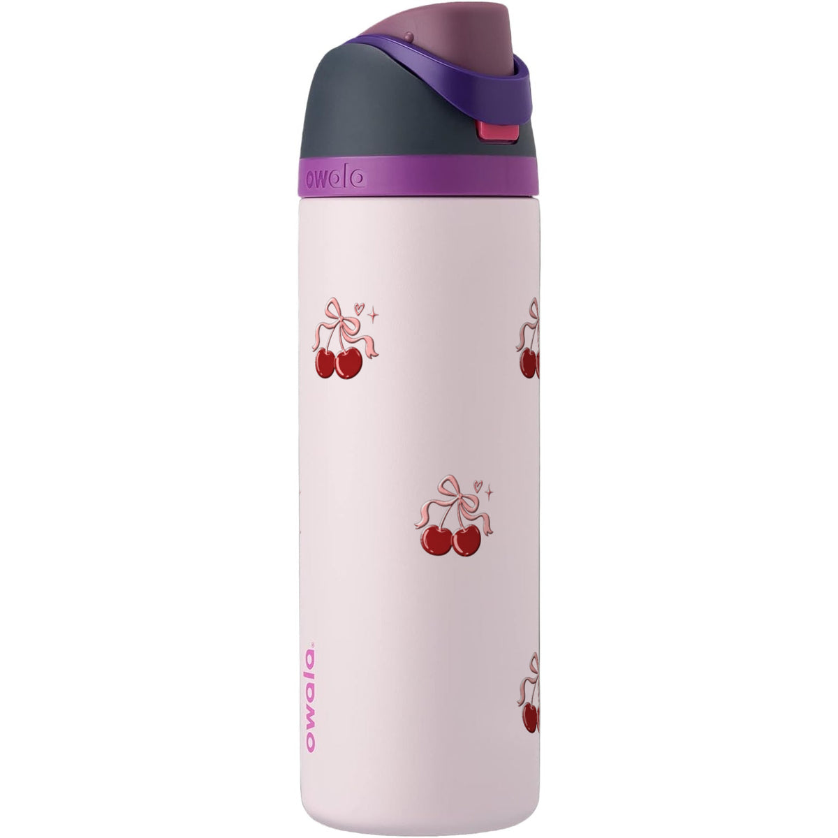Garrafa Térmica Owala FreeSip 710ml Cereja Pop Dreamy Field