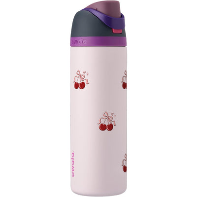 Garrafa Térmica Owala FreeSip 710ml Cereja Pop Dreamy Field