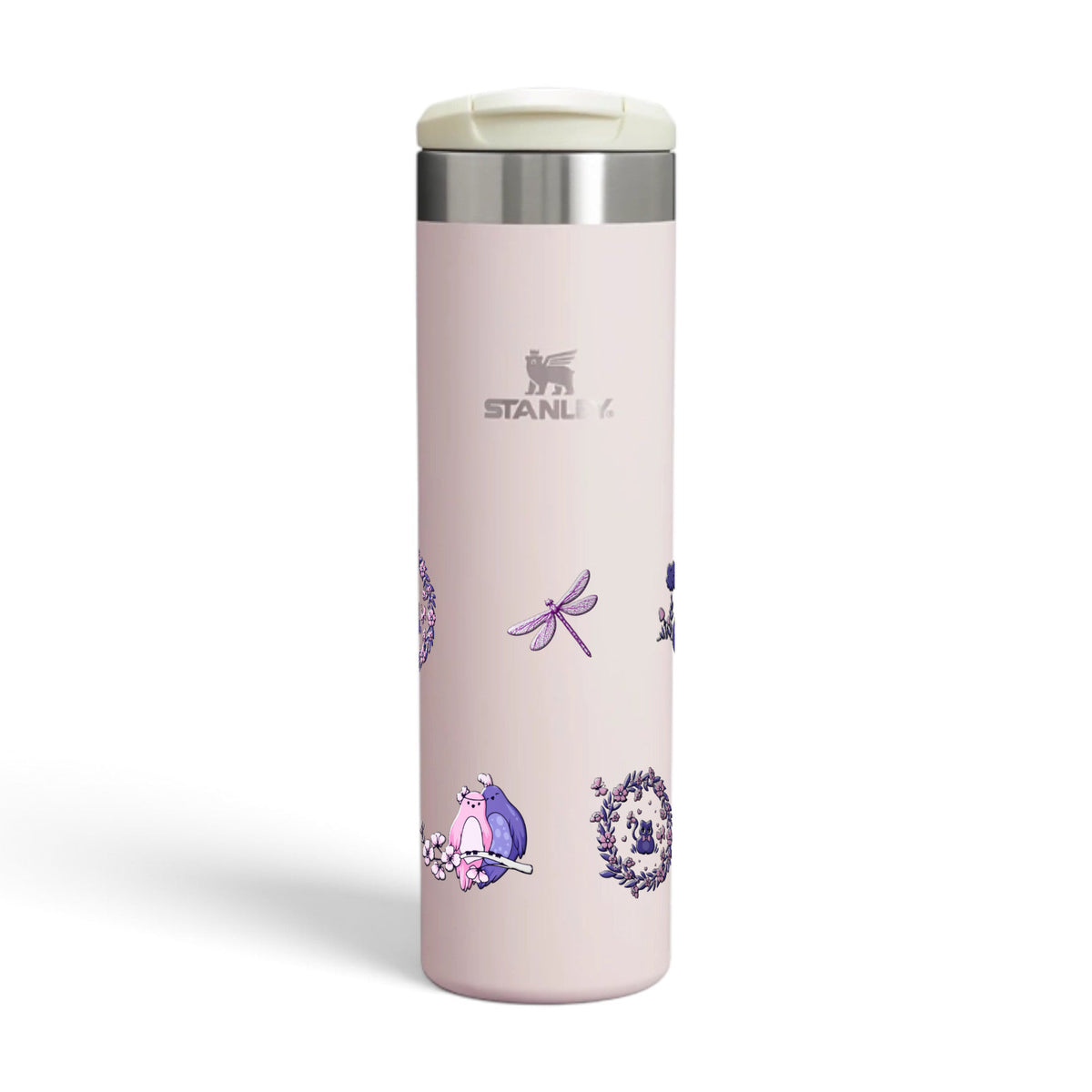 Garrafa Térmica Stanley Aerolight Transit 591ml Natureza Lilás Rose Quartzo