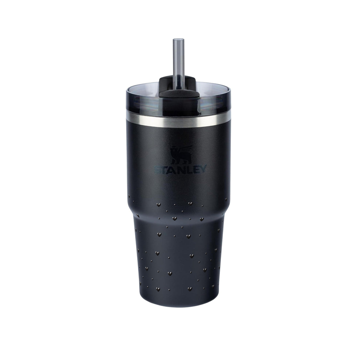 Copo Térmico Stanley Quencher 2.0 591ml Corações Preta Black