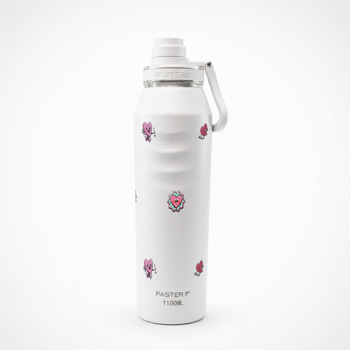 Garrafa Térmica Faster Oásis 1100ml Corações Lótus