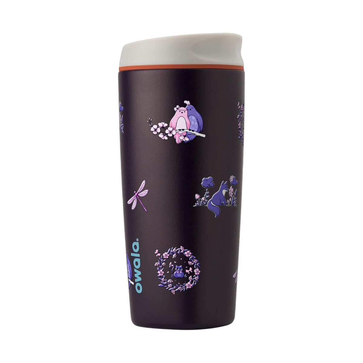 Copo Térmico Owala SmoothSip 600ml Natureza Lilás BLUE NAVY