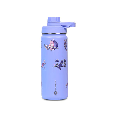 Garrafa Térmica Goldentec 500ml Natureza Lilás Lavanda