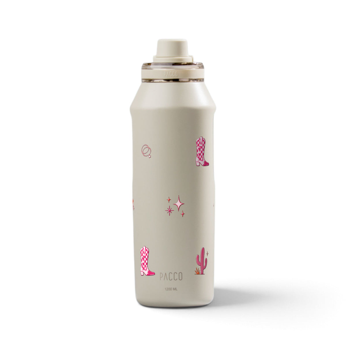 Garrafa Térmica PACCO Vyta 1200ml Country Rosa Creme