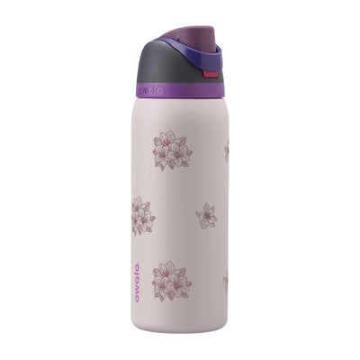 Garrafa Térmica Owala FreeSip 946ml Floral Rosa Dreamy Field