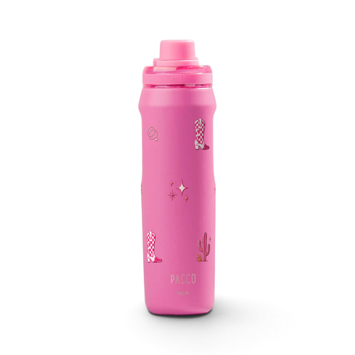Garrafa Térmica PACCO Vyta 650ml Country Rosa Chiclete