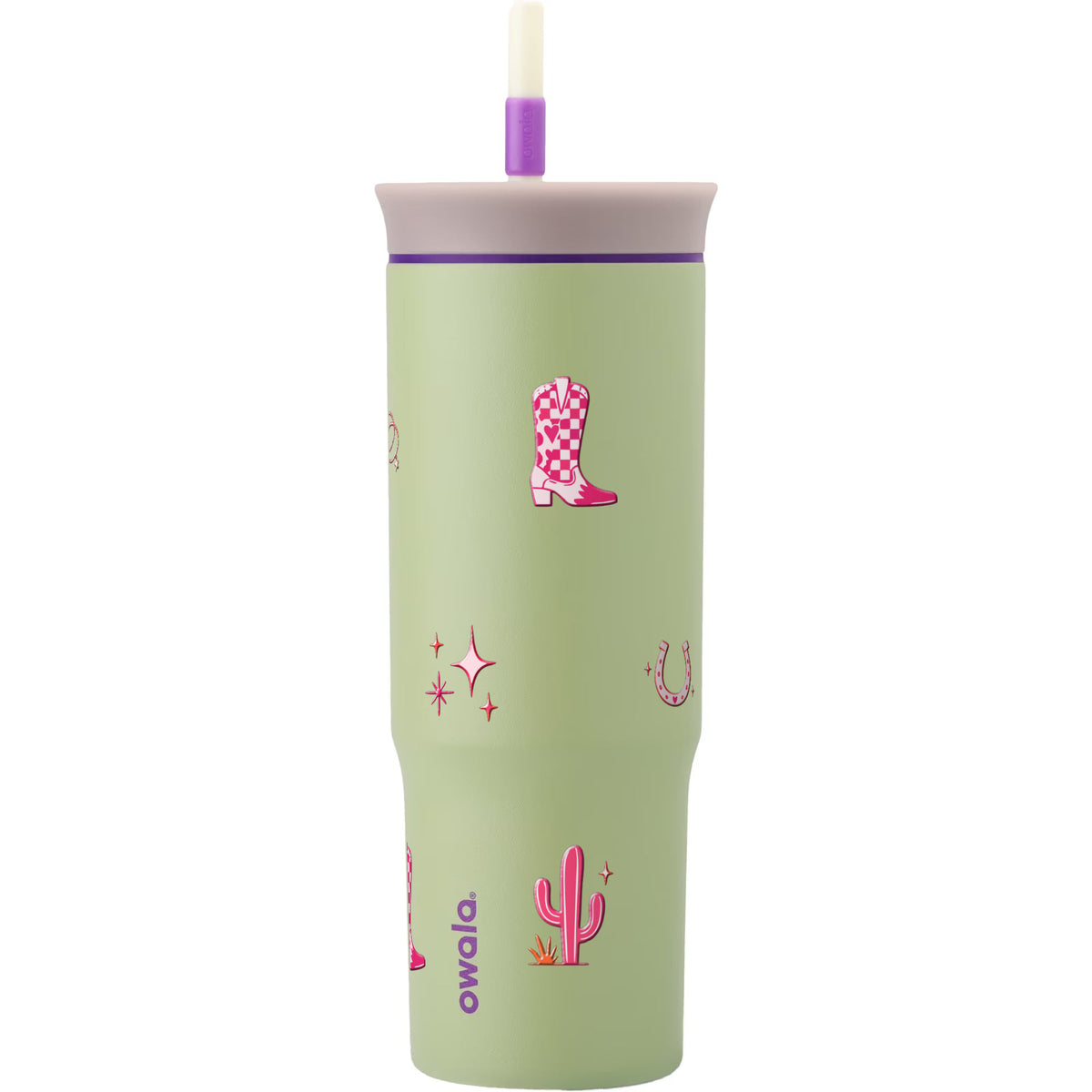 Copo Térmico Owala Tumbler 710ml Country Rosa Verde