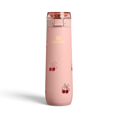 Garrafa Térmica Stanley Flowstate Spring 591ml Cereja Pop Peach Rose