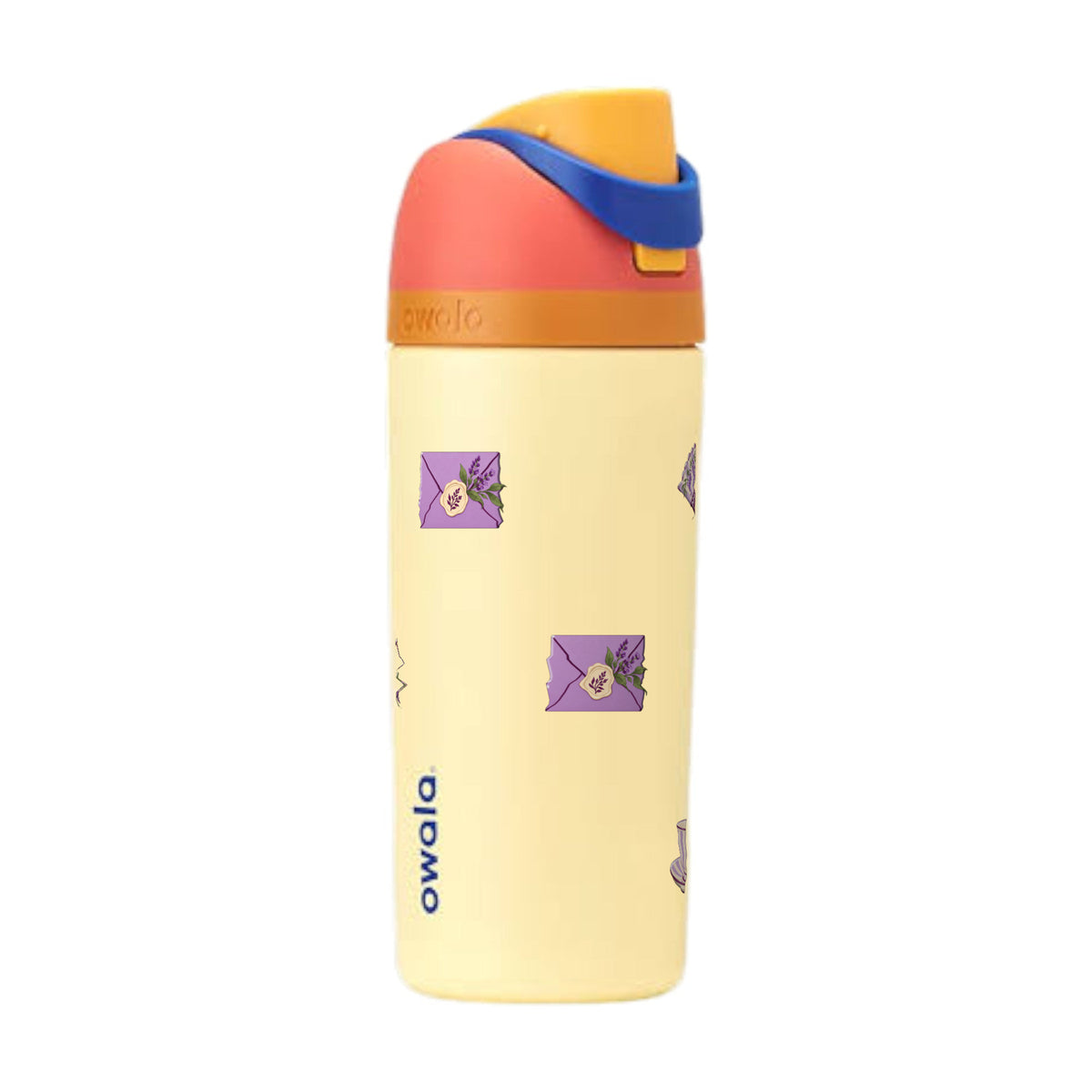 Garrafa Térmica Owala FreeSip 470ml Lavanda Botânica Misty Horizon