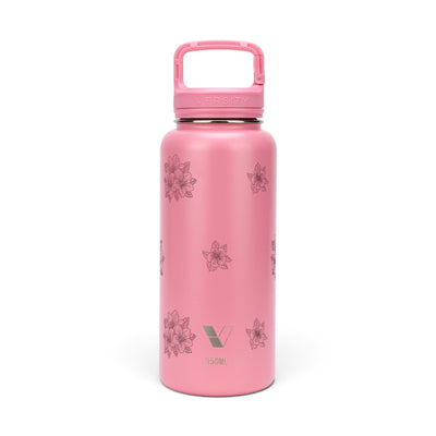Garrafa Térmica Versity ColdKeeper 950ml Floral Rosa Rosa Chiclete