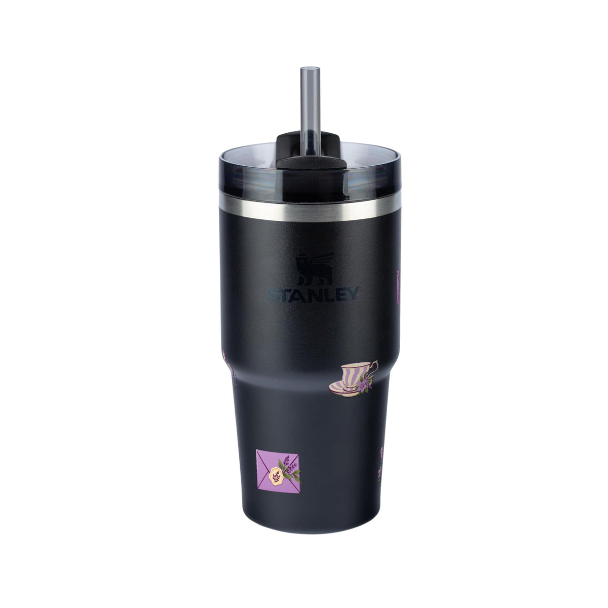 Copo Térmico Stanley Quencher 2.0 591ml Lavanda Botânica Black