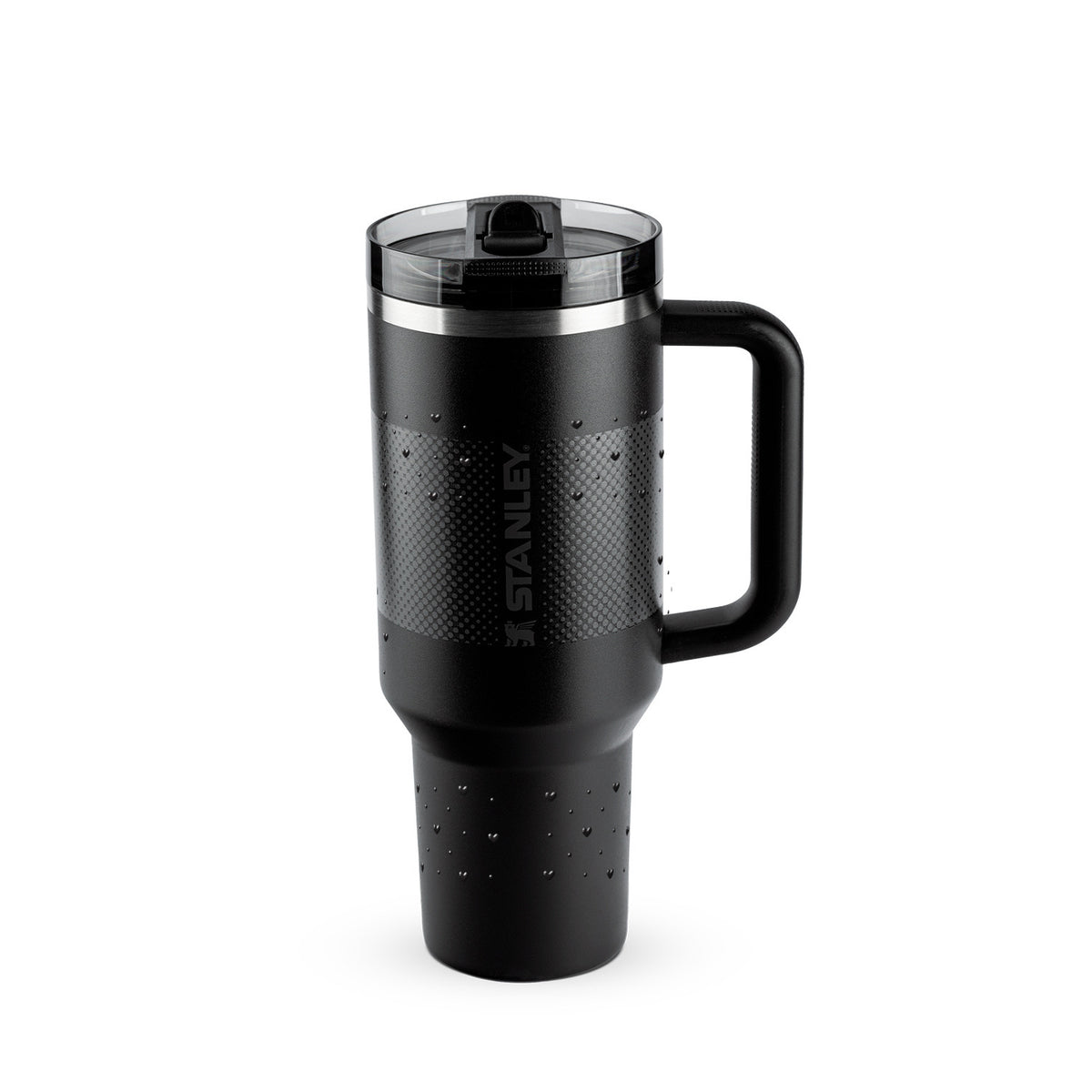 Copo Térmico Stanley Quencher Protour 1,18L Corações Preta Black Fade